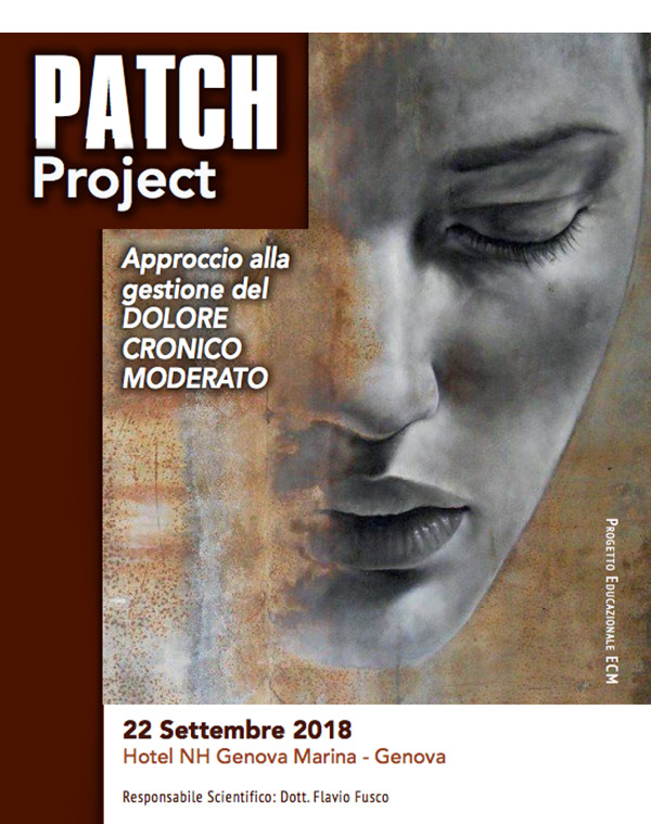 PATCH Project: Approccio alla gestione del DOLORE CRONICO MODERATO – 22 Settembre 2018 – Genova